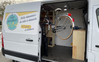 Région de Pornic : avec son fourgon atelier, Nicolas répare les vélos chez le client